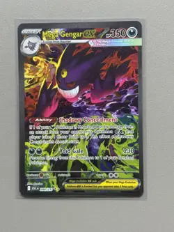 Mega Gengar EX 284/217 SIR Special Illustration Rare Pokemon Ascended Heroes UK - Image 1
