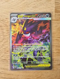 Mega Gengar EX 284/217 SIR Special Illustration Rare Pokemon Ascended Heroes UK - Image 1