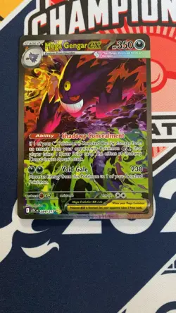 ENGLISH ASCENDED HEROES MEGA GENGAR EX 284/217 POKEMON TCG FULL SIR - Image 4