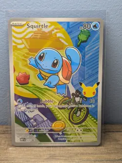 Pokemon Squirtle MEP 039 First Partner Illustration Rare Promo 30th Anniversary - Image 1