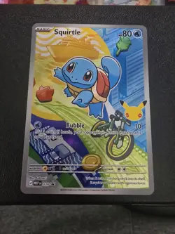 Pokemon Squirtle MEP 039 First Partner Illustration Rare Promo 30th Anniversary - Image 1