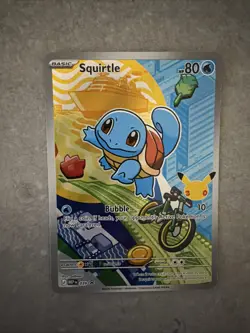 Pokemon Squirtle MEP 039 First Partner Illustration Rare Promo 30th Anniversary - Image 1