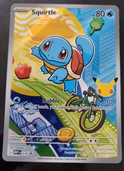 Pokemon Squirtle MEP 039 First Partner Illustration Rare Promo 30th Anniversary - Image 1