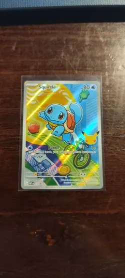 Pokemon Squirtle MEP 039 First Partner Illustration Rare Promo 30th Anniversary - Image 1