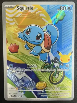 Pokemon Squirtle MEP 039 First Partner Illustration Rare Promo 30th Anniversary - Image 1