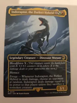 MTG Indoraptor, the Perfect Hybrid Jurassic World Collection 0015 Regular Rare - Image 1