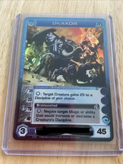 Chaotic Card Okaxor BTD Super Rare - Max Speed/Energy (45E) - Image 1
