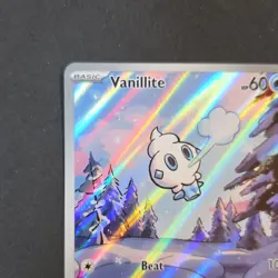 Pokemon Vanillite 111/086 Sv: White Flare Illustration Rare Holo Card 2025 - Image 2