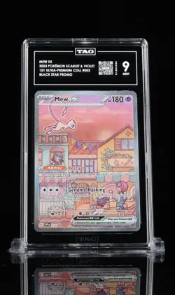Mew EX 053 Scarlet & Violet Promo Holo Pokemon TCG Card TAG 9 - Image 1