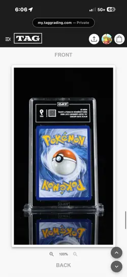 Mew EX 053 Scarlet & Violet Promo Holo Pokemon TCG Card TAG 9 - Image 2