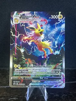 2021 Jolteon VMAX SWSH184 Pokemon TCG Sword & Shield Black Star Promo Card - Image 1