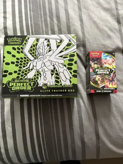 Perfect Order Pokemon Center Etb OPENED Sealed Promo Included Plus cards - Image 1
