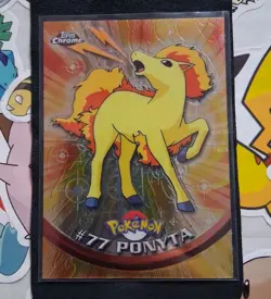 Ponyta #77 Topps Chrome Pokemon Card LP/MP - Image 1