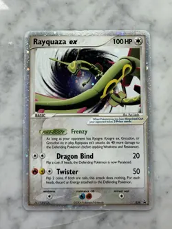 Pokemon TCG Rayquaza EX Holo Rare Black Star Promo Card 039 MP - Image 1