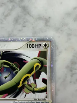 Pokemon TCG Rayquaza EX Holo Rare Black Star Promo Card 039 MP - Image 4