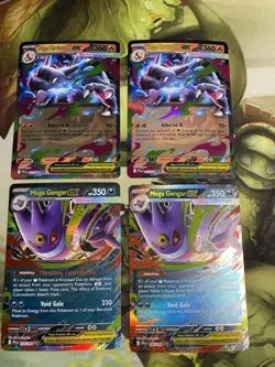 Pokemon TCG 4 Card Lot 2x Mega Charizard C Ex And 2x Mega Gengar Ex Nm 636996769739 - Image 1