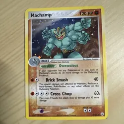 Pokemon Machamp EX Hidden Legends Holo Rare 120 HP Card 9/101 Stage 2 English - Image 1