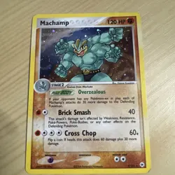 Pokemon Machamp EX Hidden Legends Holo Rare 120 HP Card 9/101 Stage 2 English - Image 2