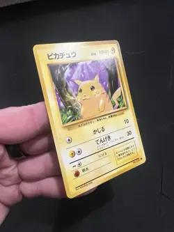 1996 Pokemon Pikachu #025 Base Set Japanese Old Back Unlimited Vintage Card NM - Image 3