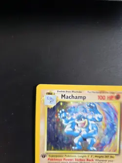 Machamp Holo - 8/102 - 1st Edition Base Set - Pokemon LP TCG Card Rare - Image 2