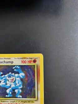 Machamp Holo - 8/102 - 1st Edition Base Set - Pokemon LP TCG Card Rare - Image 3