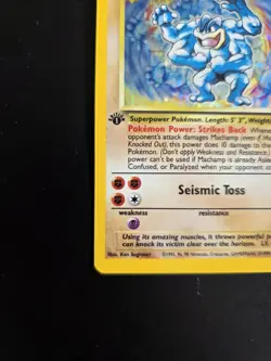 Machamp Holo - 8/102 - 1st Edition Base Set - Pokemon LP TCG Card Rare - Image 5