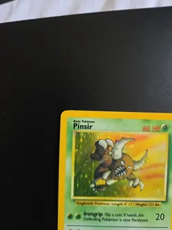 Pokemon Cards: Jungle Rare Holo: Pinsir 9/64 No Symbol Error - Image 2
