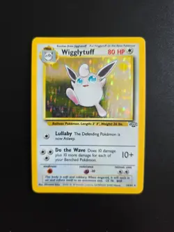 Pokemon Wigglytuff 16/64 Jungle Holo Rare Unlimited 1999 TCG Card LP-MP - Image 1