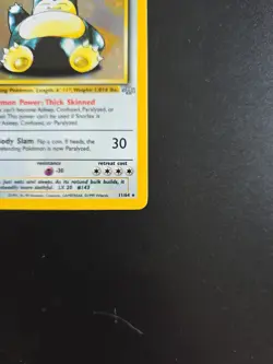 Pokemon TCG Snorlax 11/64 - English Jungle Holo Rare Card - Image 4