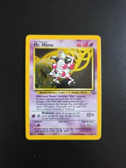 Mr Mime 6/64 Jungle Holo Rare 1999 WOTC Pokemon Card - Image 1