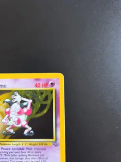 Mr Mime 6/64 Jungle Holo Rare 1999 WOTC Pokemon Card - Image 3