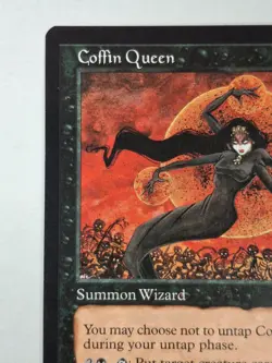 Vintage MTG Magic the Gathering Coffin Queen Tempest (#114) NM BB - Image 2