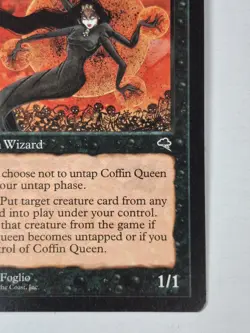 Vintage MTG Magic the Gathering Coffin Queen Tempest (#114) NM BB - Image 4