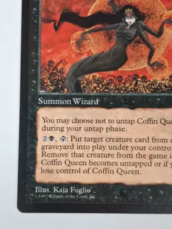 Vintage MTG Magic the Gathering Coffin Queen Tempest (#114) NM BB - Image 5