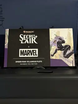 Magic Secret Lair x Marvel's Spider-Man Villainous Plots Rainbow Foil - Image 1