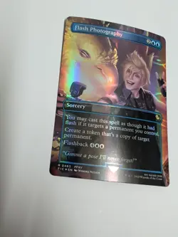 MTG Flash Photography - Foil - Borderless, Commander: Final Fantasy, Near Mint, - Image 4