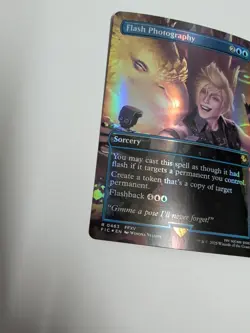 MTG Flash Photography - Foil - Borderless, Commander: Final Fantasy, Near Mint, - Image 5