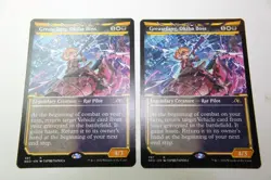 MTG Greasefang Okiba Boss x2- Showcase-Kamigawa: Neon Dynasty-Lightly Played - Image 1