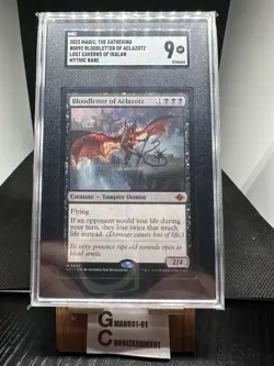 SGC Graded 9 Bloodletter of Aclazotz The Lost Caverns of Ixalan Near Mint Foil - Image 1
