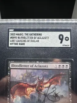 SGC Graded 9 Bloodletter of Aclazotz The Lost Caverns of Ixalan Near Mint Foil - Image 2