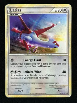 Pokemon TCG Latias HGSS10 Black Star Promo Holo - Image 1