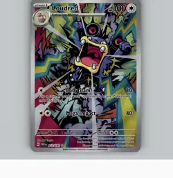 LOUDRED 212/182 ILLUSTRATION RARE PARADOX RIFT POKEMON NM - Image 1