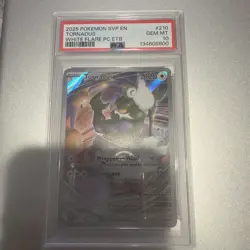 Pokemon Tornadus 210 Pokemon Center White Flare ETB Promo PSA 10 - Image 1