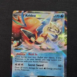 Pokemon Keldeo EX Boundaries Crossed 49/149 Holo Ultra Rare HP170 Secret Sword - Image 1