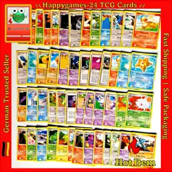 50x Pokemon Karten Sammlung gemischt div. Set TCG non Holo /U25 - Image 1