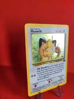 Pokemon Karte/card - Meowth Mauzi Black Star Promo 10 - Played - Image 2