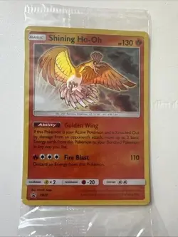 Shining Ho-Oh SM70 Holo Foil Factory SEALED Pokemon Black Star Promo - Image 1