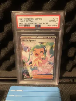2024 POKEMON SSP EN-SURGING SPARKS #246 LISIA'S APPEAL PSA 10 - Image 1
