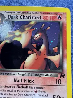 Pokemon TCG Dark Charizard Team Rocket 4/82 Holo Rare - Image 3
