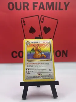 Dragonite 19/62 Fossil Pokemon TCG WOTC Regular Rare 1999 MP - Image 1